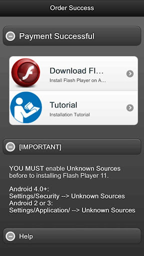 Flash Player for Mobil