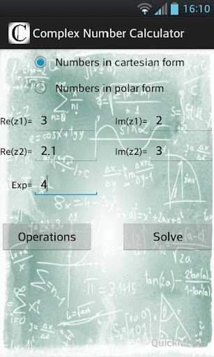 Calculator ComplexNum AdFree