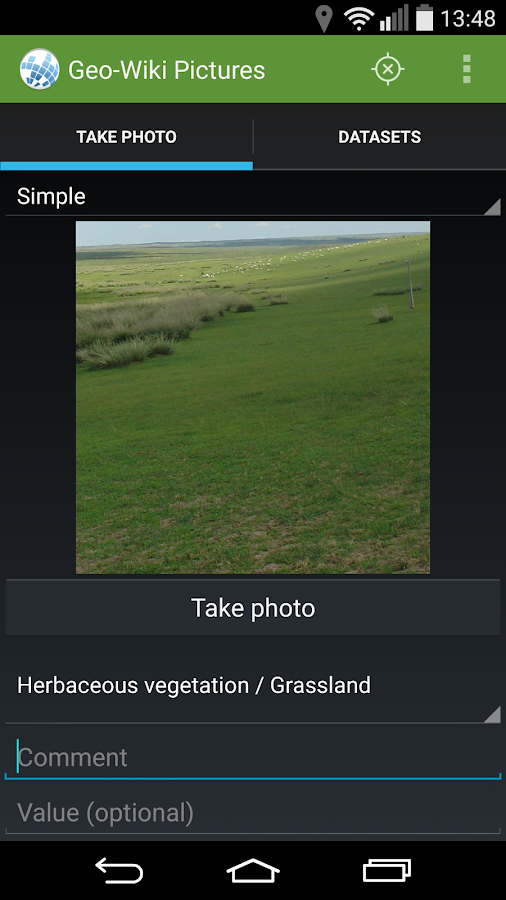   Geo-Wiki Pictures – snímka obrazovky 
