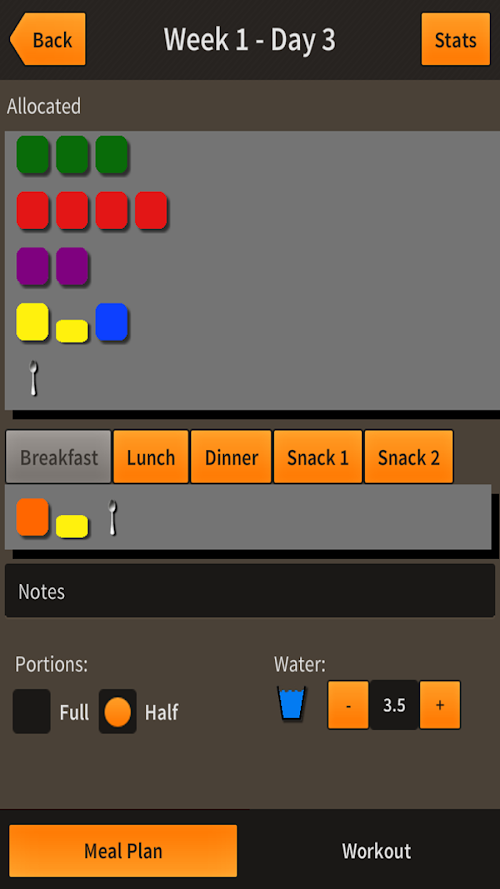 Android application 21 Day Logs screenshort
