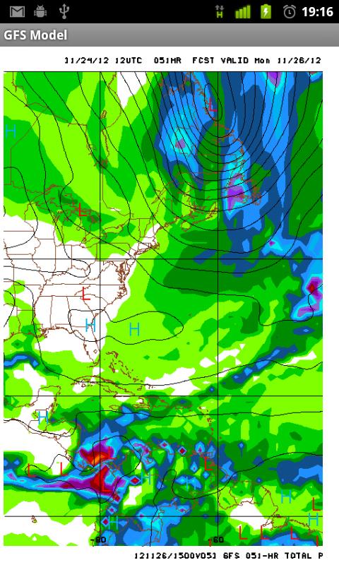 GFS Model Viewer (Eastern US) Screen 2
