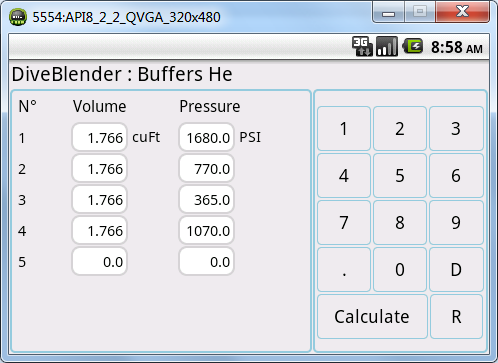 DiveBlender Screen 3