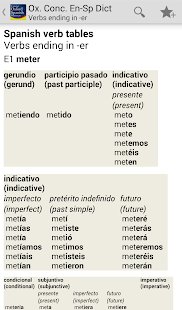 Concise Oxford Spanish Dict Screenshots 19