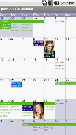 aCalendar - Android Calendar