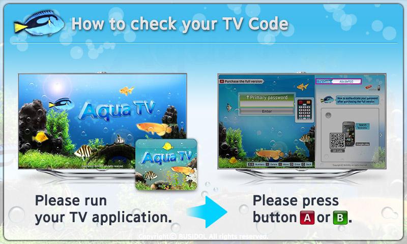 AquaTV Mobile for SmartTV Screen 2