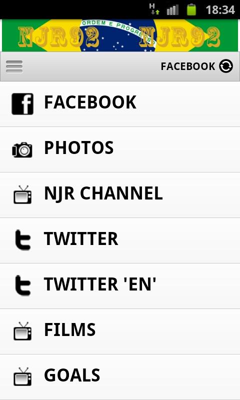 Android application Neymar Jr screenshort