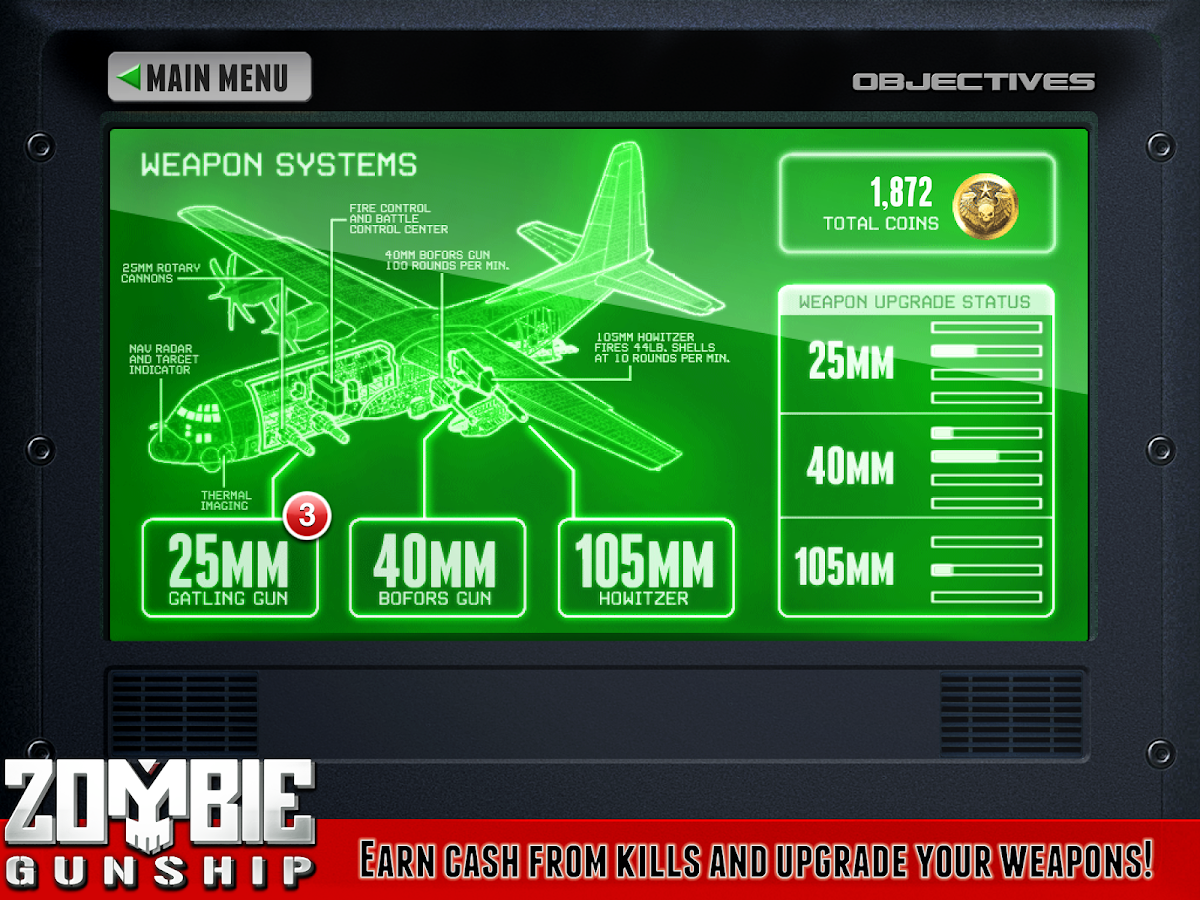    Zombie Gunship Free- screenshot  