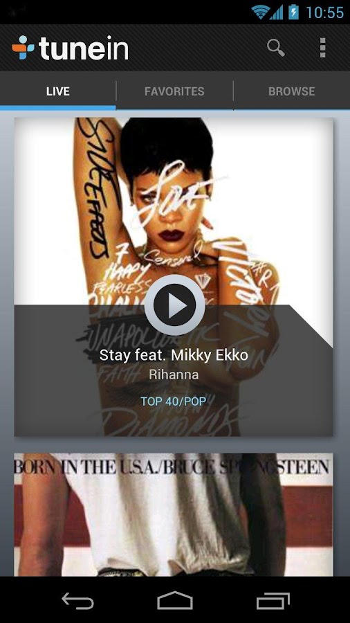 TuneIn Radio - screenshot