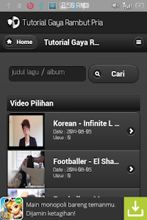 App Tutorial Gaya Rambut Pria APK  for Windows Phone 