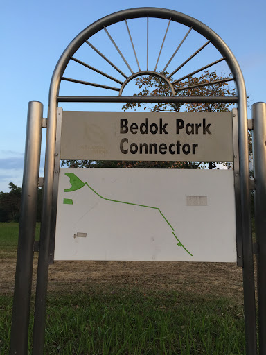 Old And Faded Park Connector Sign