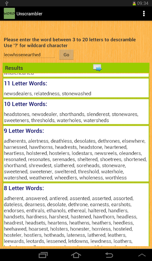 Unscrambler  Android Apps on Google Play