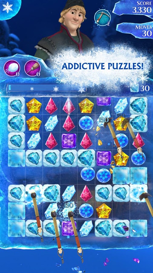 Frozen Free Fall - screenshot