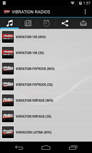 VIBRATION RADIOS