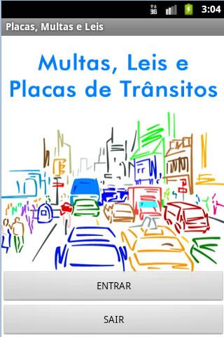 Multa Lei e Placa de Transito