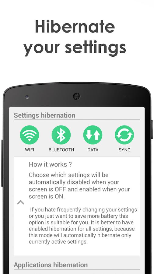 Hibernation Manager - screenshot