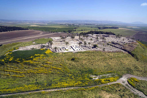 tel-megiddo-Israel - Tel Megiddo is a hill in northern Israel near Kibbutz Megiddo, about 30 kilometers southeast of Haifa, known for its historical, geographical and theological importance, especially under its Greek name Armageddon.