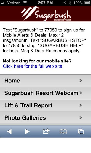 Sugarbush Ski App