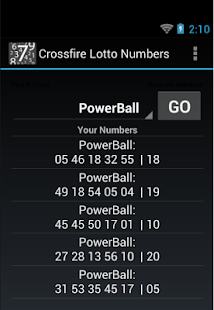 Lastest Crossfire Lotto Numbers APK for PC