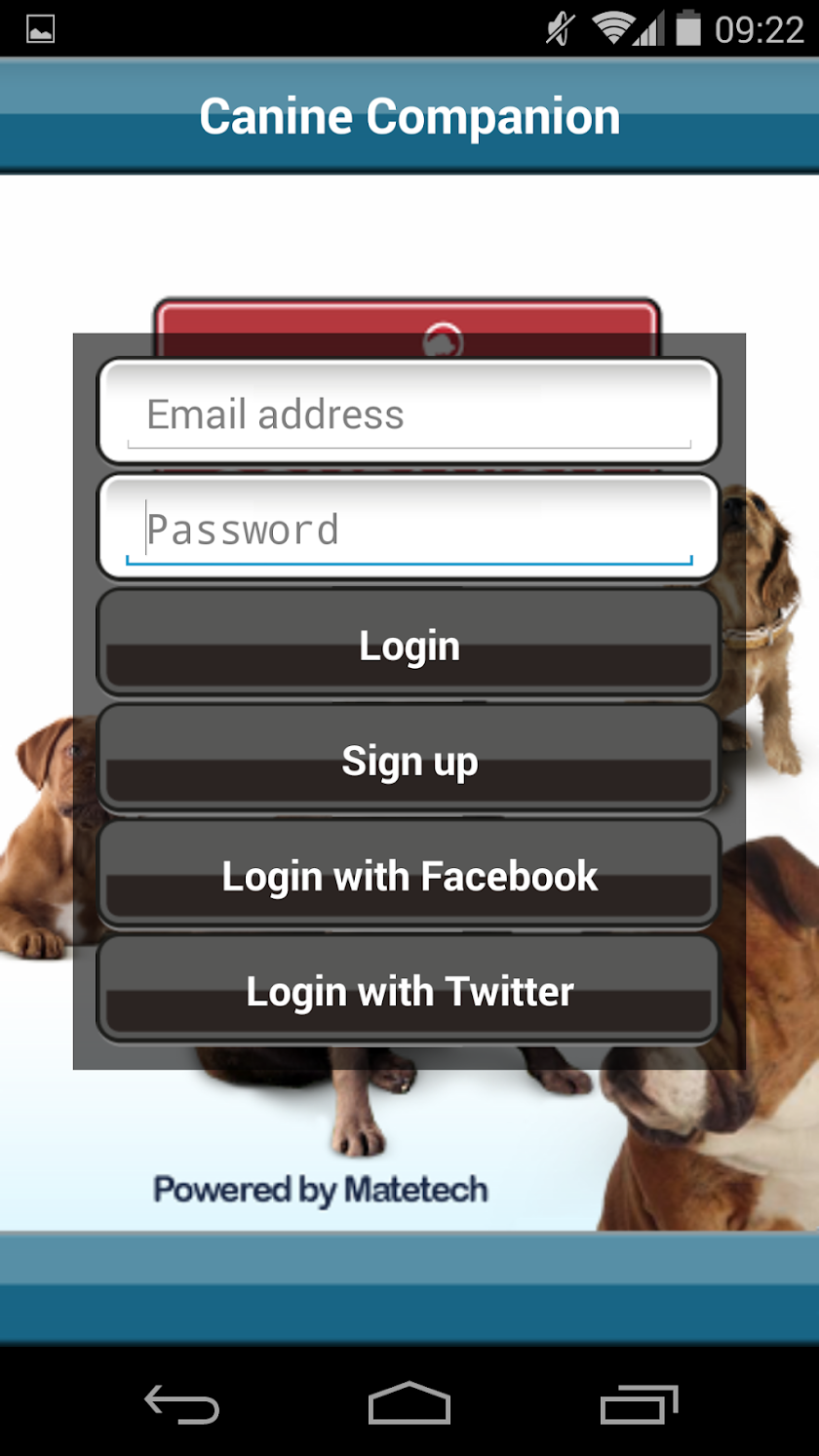 Canine Companion Screen 1