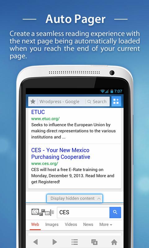 UC Browser for Android - screenshot