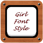 Cover Image of Download Girl Font Style 9.0 APK