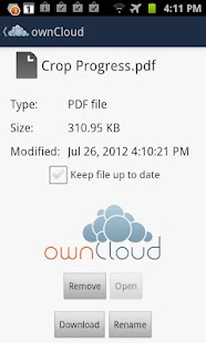 ownCloud - screenshot thumbnail