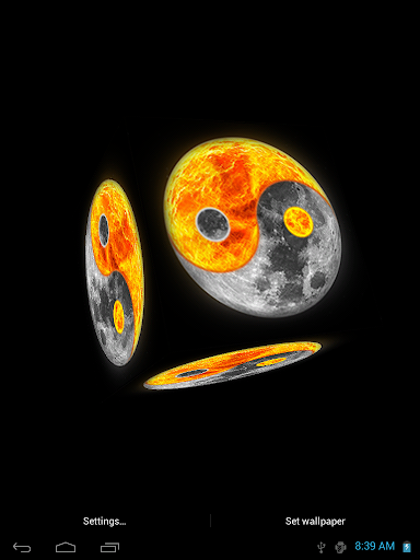 Yin Yang Live Wallpaper 3D