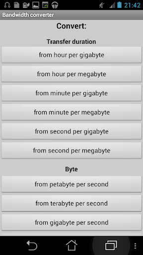 Bandwidth converter