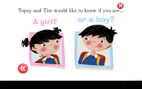 Android application Topsy and Tim Start School screenshort