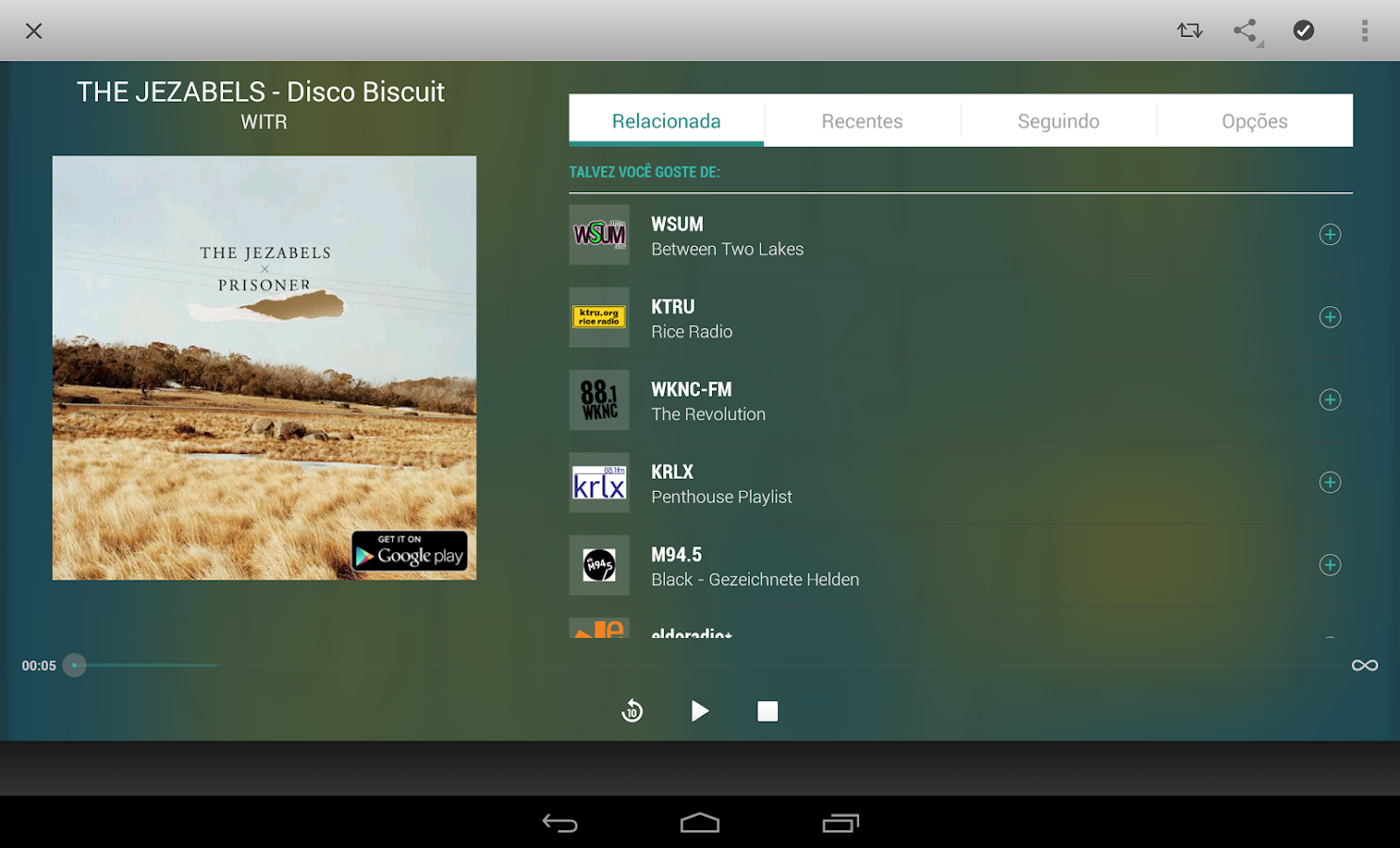 TuneIn Radio - screenshot