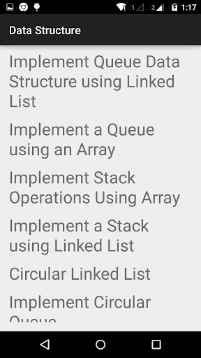 Data Structure programs