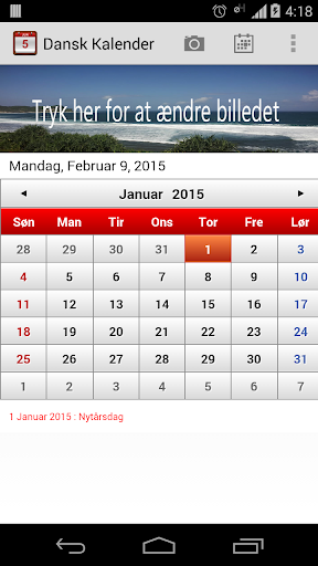 【免費生產應用App】Dansk Kalender 2015-APP點子