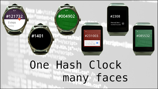 Hash Clock Watch Face