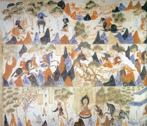 Jātaka of Prince Mahasattva（left）