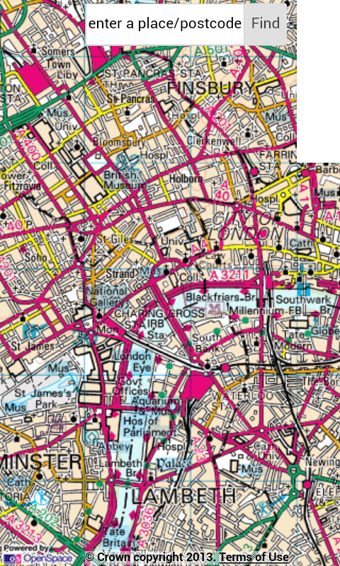 Great Britain Maps Screen 2