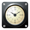 AVIATOR - retro clock widget