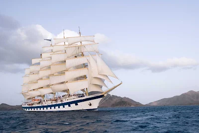 Royal Clipper is listed in Guinness World Records as the largest square-rigged ship in service, with 56,000 square feet of sail. 