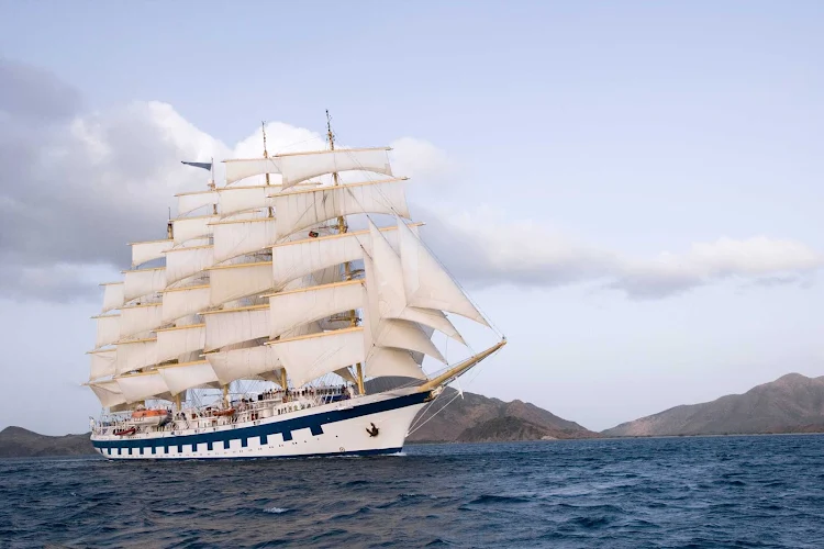 Royal Clipper is listed in Guinness World Records as the largest square-rigged ship in service, with 56,000 square feet of sail. 