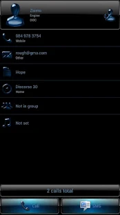 免費下載個人化APP|exDialer Black Blue Gloss Skin app開箱文|APP開箱王