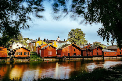 Porvoo, outside of Helsinki, Finland.