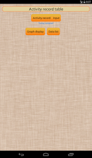 Activity record table / free Screenshots 8