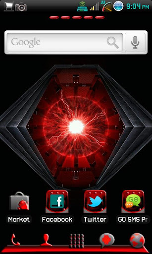 Go Launcher Ex Razr Theme v1.0