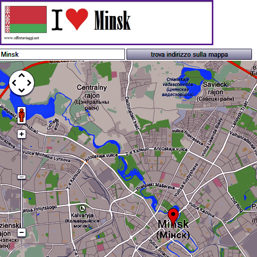 Minsk map LOGO-APP點子