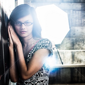 Little Thatcher by Christian Lukman - People Portraits of Women