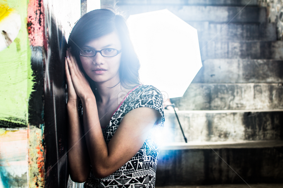 Little Thatcher by Christian Lukman - People Portraits of Women