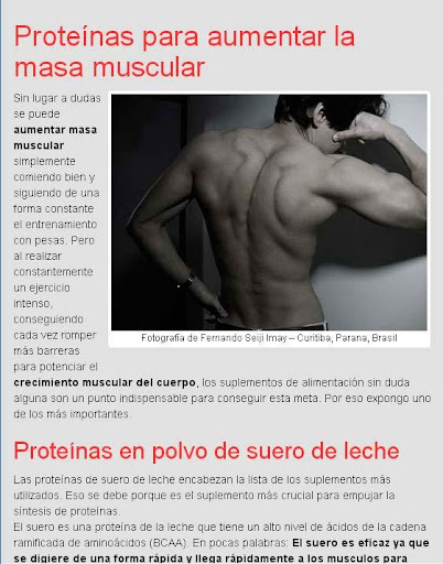 Aumentar masa muscular