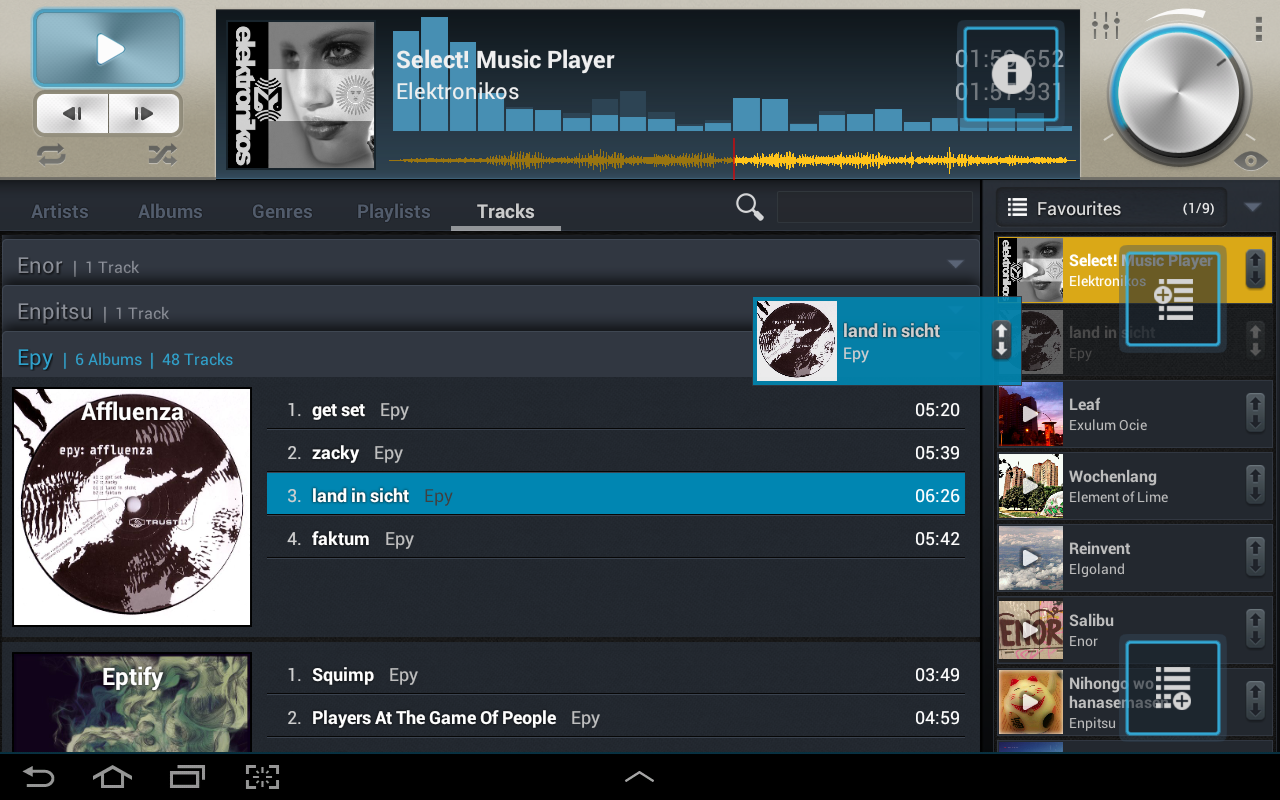 Select! Music Player Pro - screenshot