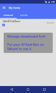 Fonter - Font Manager  ★ROOT★ Screenshots 8
