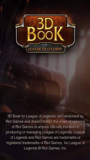 3D book for League of Legends