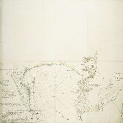 Map of False Bay and the Cape Peninsula, Robert Jacob Gordon, 1780 ...